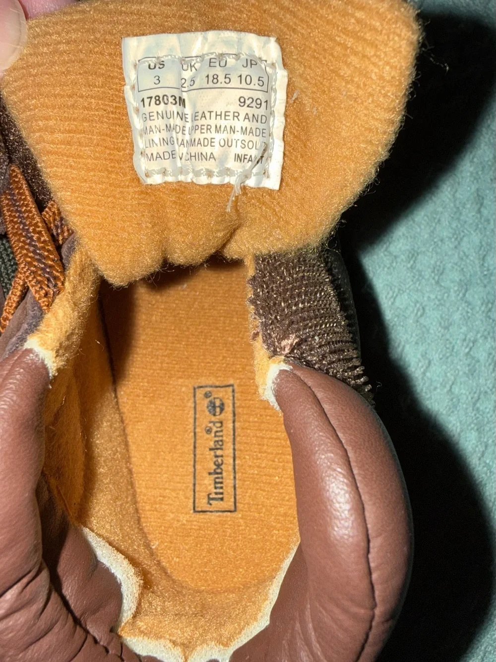 Timberland Brown Lace-Up Baby Walker Boots